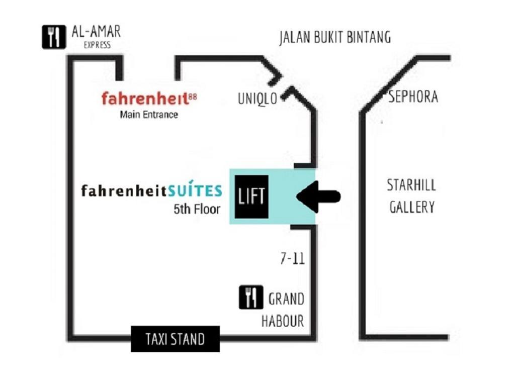 Fahrenheit Suites Bukit Bintang, Kuala Lumpur Exteriör bild